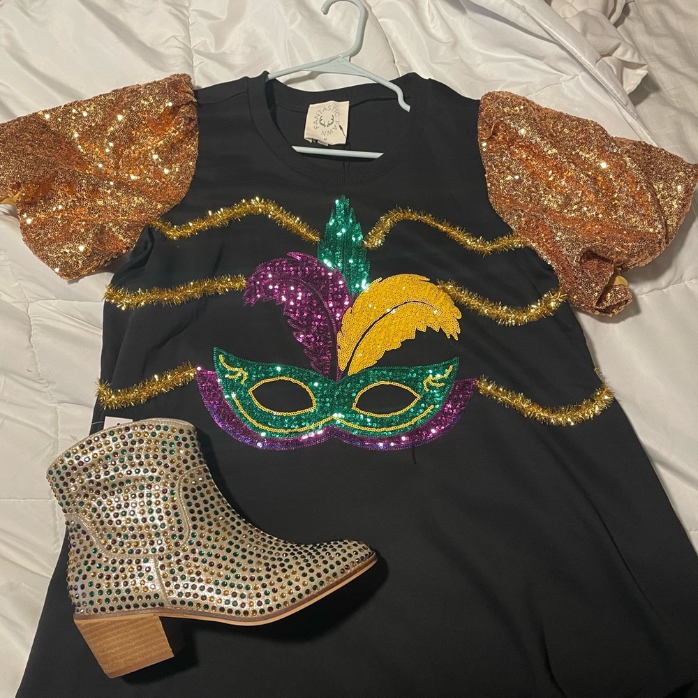 Mardi Gras Masquerade Dress/Tunic.